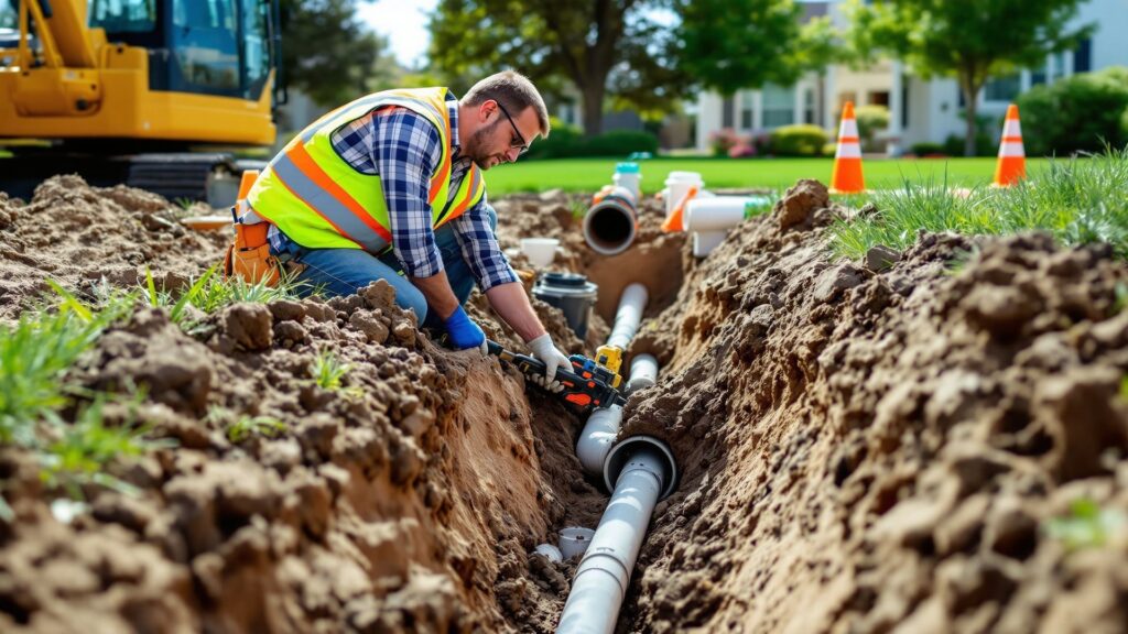 Broken Sewer Line Repair in Central Pennsylvania